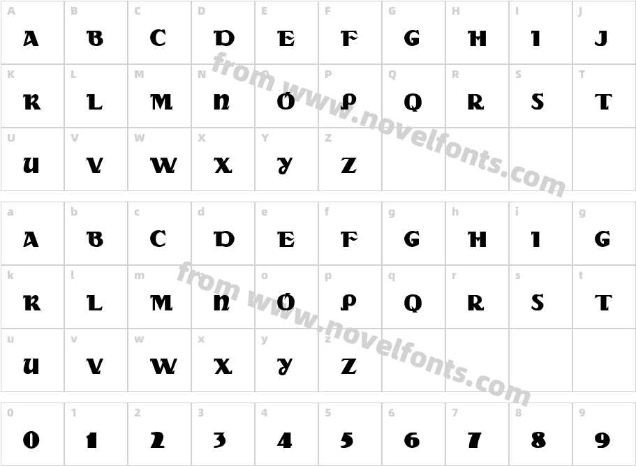 DS RadaCharacter Map