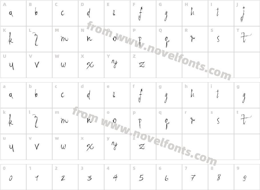 PenWarCharacter Map