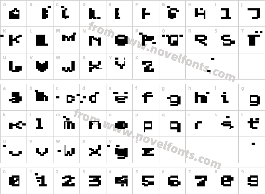 DS VDOTXTErrorCharacter Map