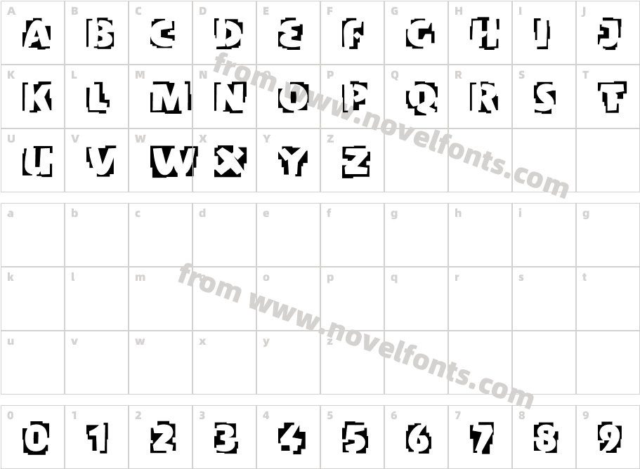 Penguin-DecoCharacter Map