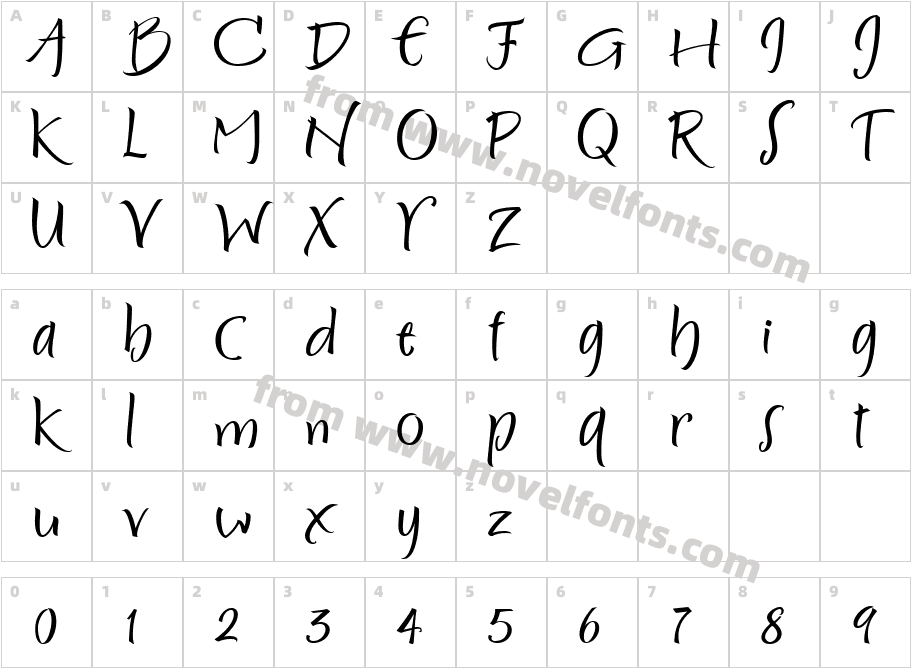 PersimmonCharacter Map