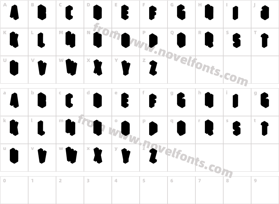 PerspectiveCharacter Map