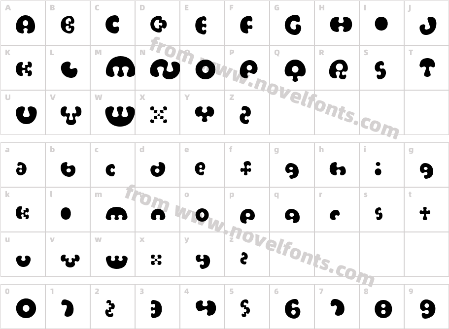 Perturb the Outline CurvedCharacter Map