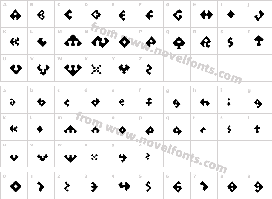 Perturb the Outline DiagonalCharacter Map