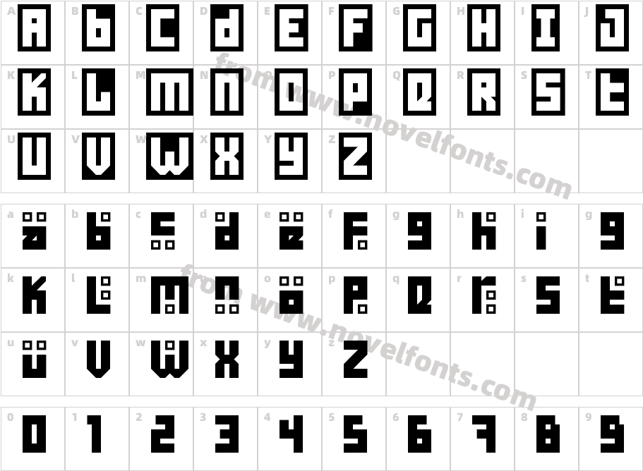 Pesagi Lemu RegularCharacter Map