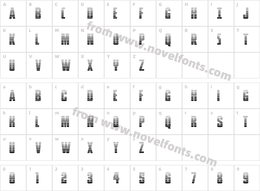 Phenomicon GradientCharacter Map