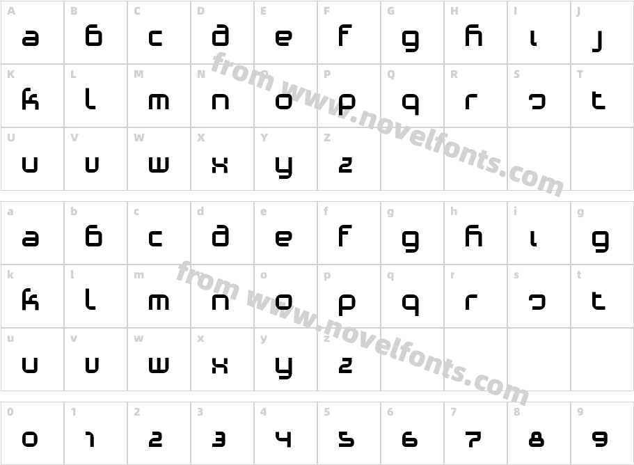 Phino-VariationCharacter Map