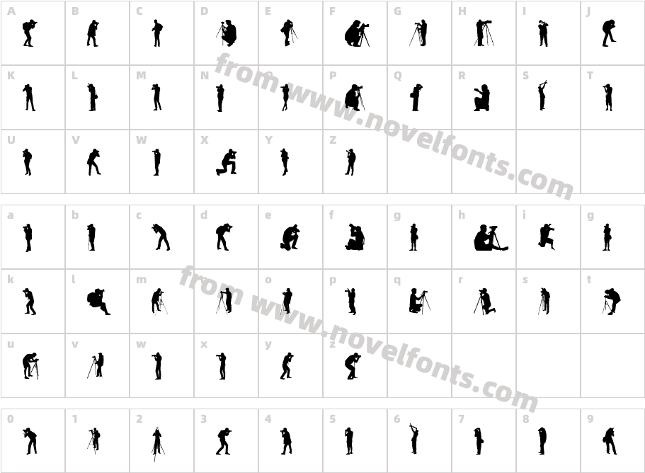 PhotographerCharacter Map