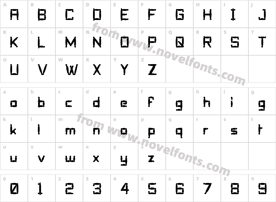 Pillo TalkCharacter Map