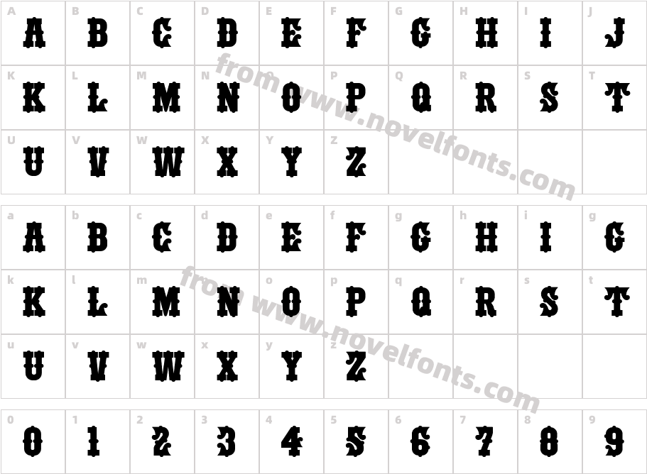 PilotPointWBWCharacter Map