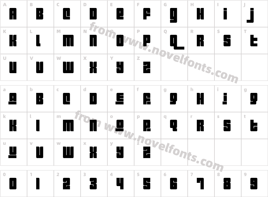 Pincoyablack-BlackCharacter Map