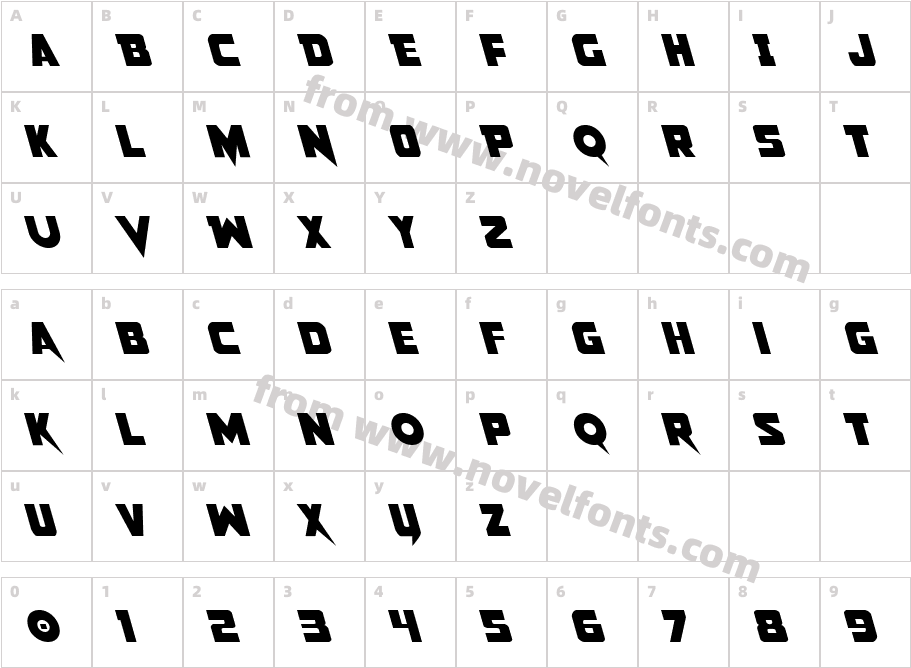 Pistoleer LeftalicCharacter Map