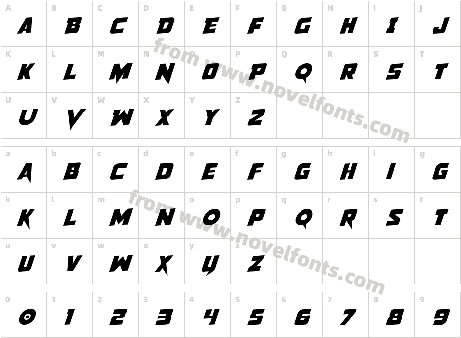 Pistoleer RotalicCharacter Map