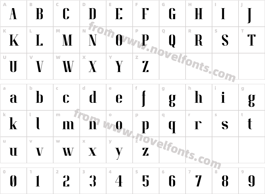 Pitch DisplayCharacter Map