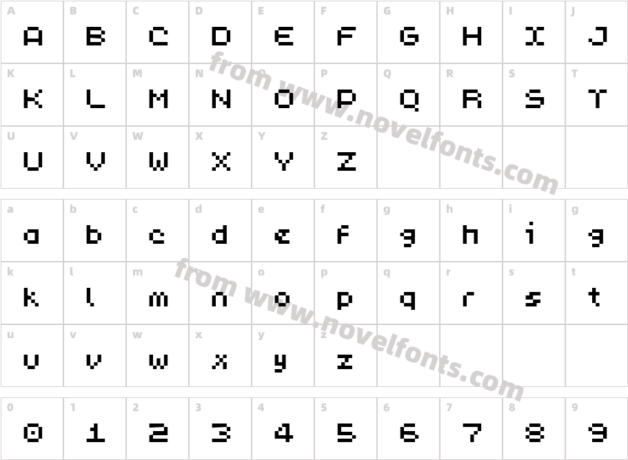 PixLCharacter Map