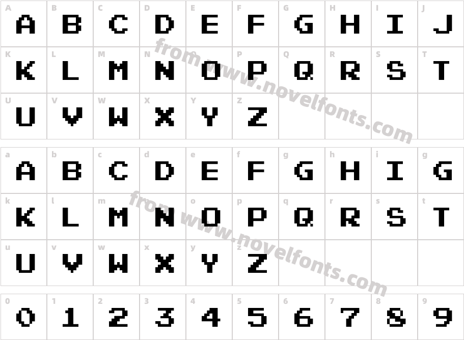 Pixel EmulatorCharacter Map