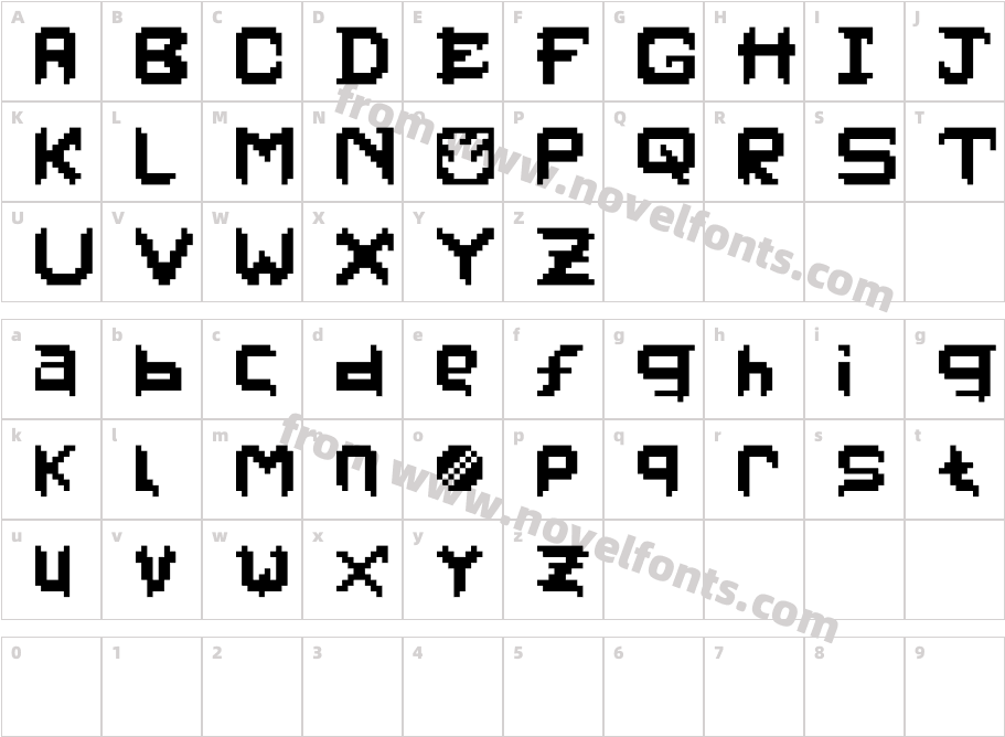 PixelFaceOnFireCharacter Map