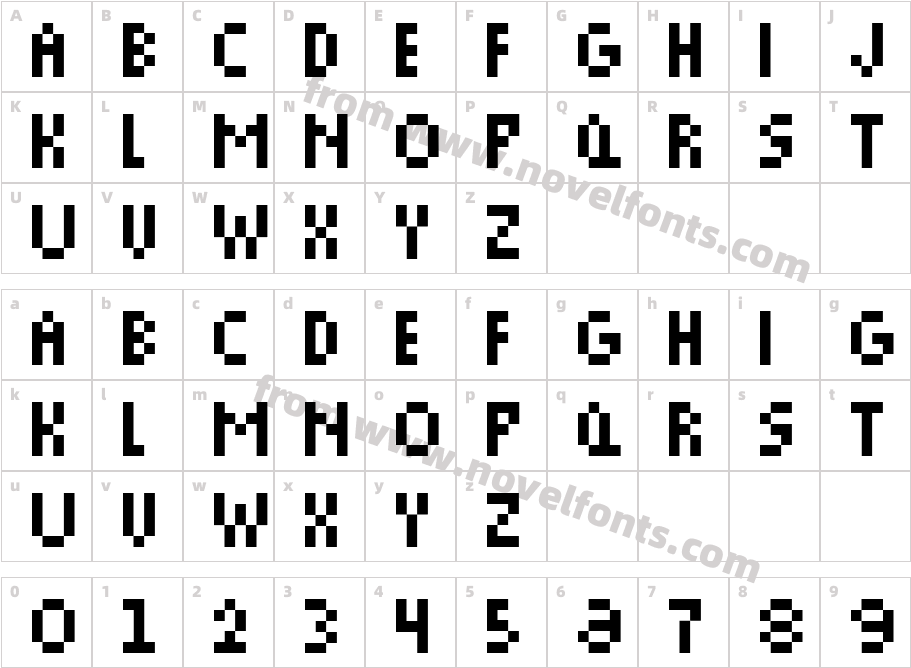 Pixie FiveCharacter Map