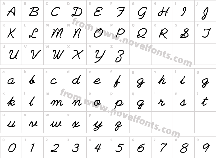 PlainPensle BoldItalicCharacter Map