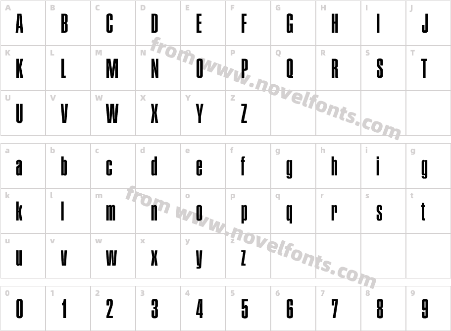 Plakat-MediumCharacter Map