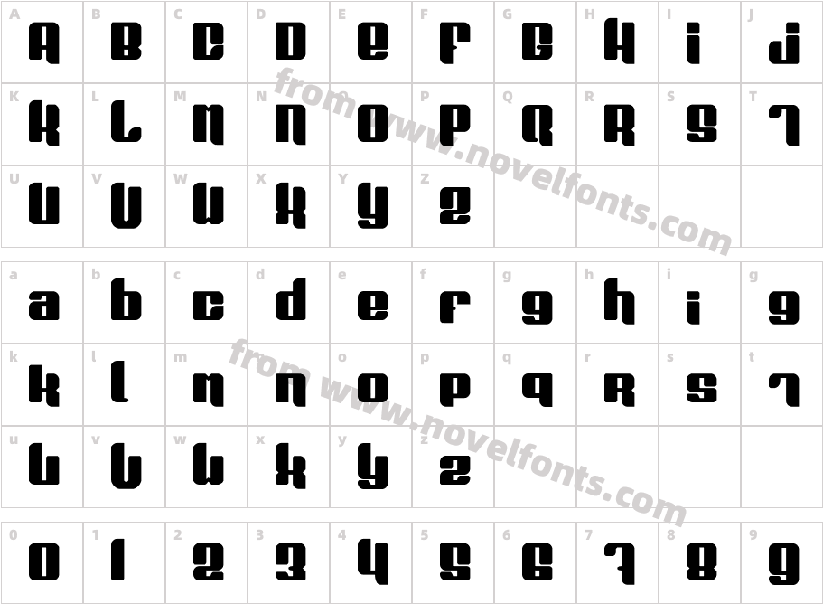 PlasmafuzionCharacter Map