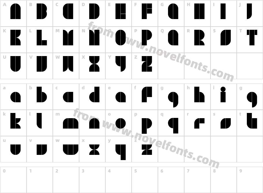 PlasterCasterCharacter Map