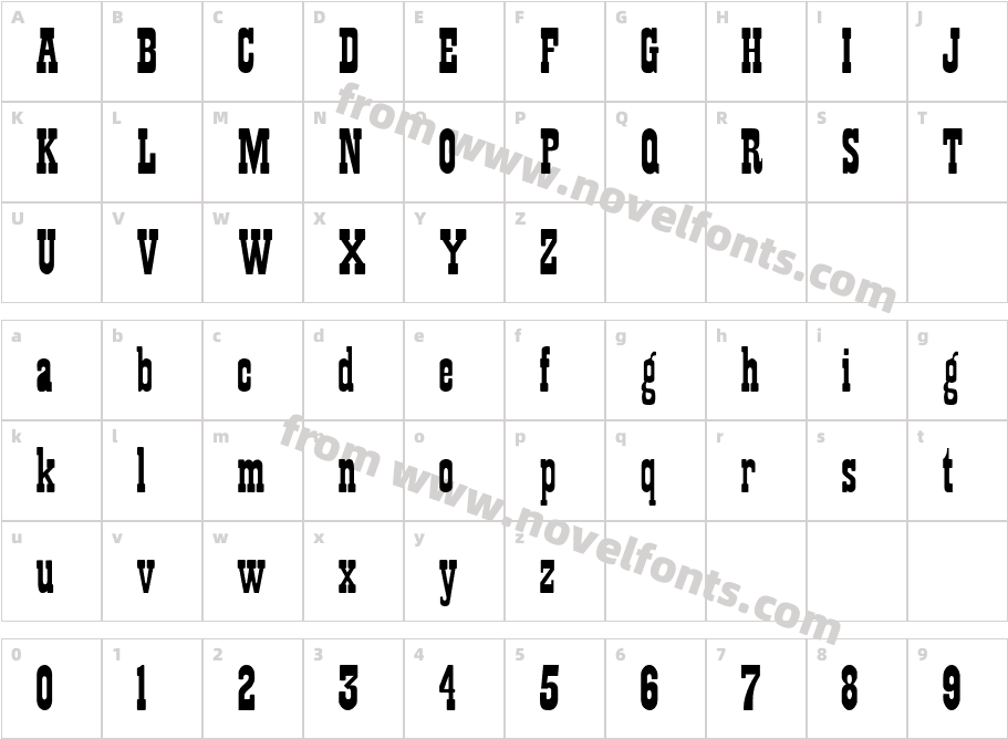 Playbill-Character Map