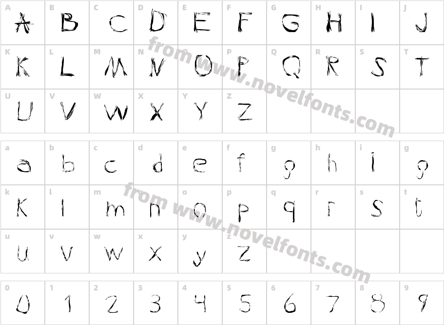 PleasureGelfCharacter Map