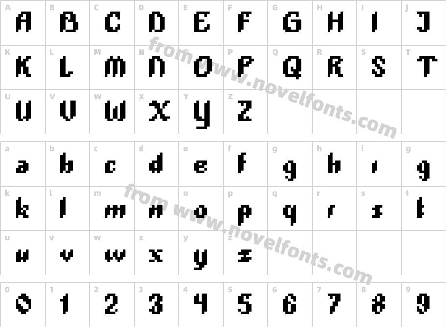 PlopDumpCharacter Map