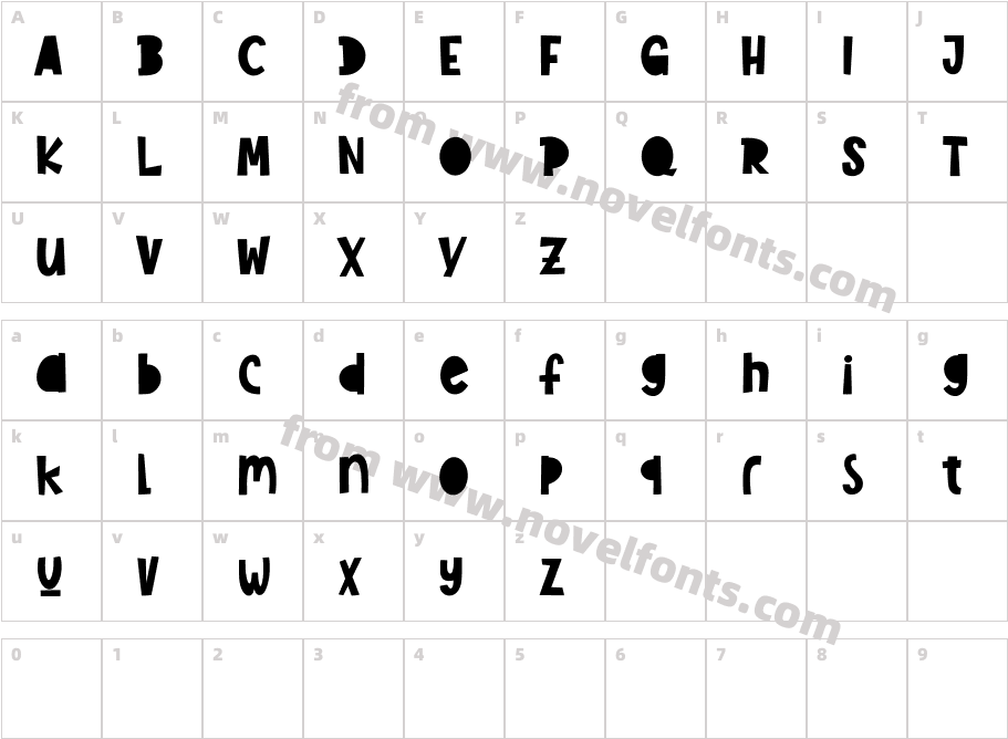 Pluckypot Free RegularCharacter Map