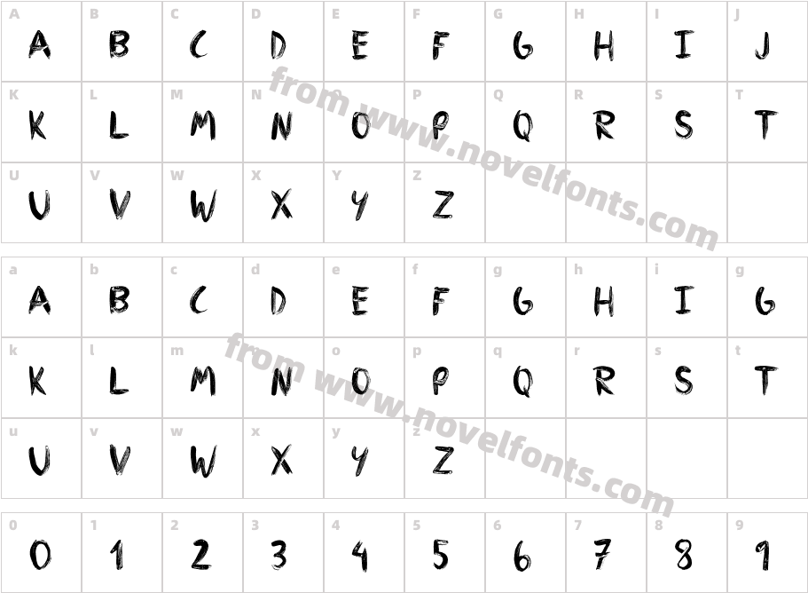 PlumeCharacter Map