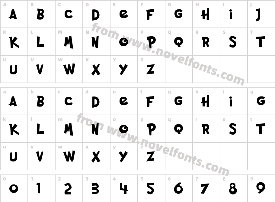 Pocket MonkCharacter Map