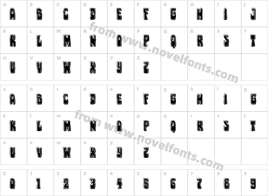 Pocket Monster BevelCharacter Map