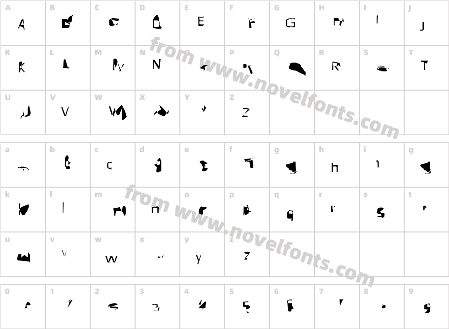 Pointer ExtraExtendedCharacter Map