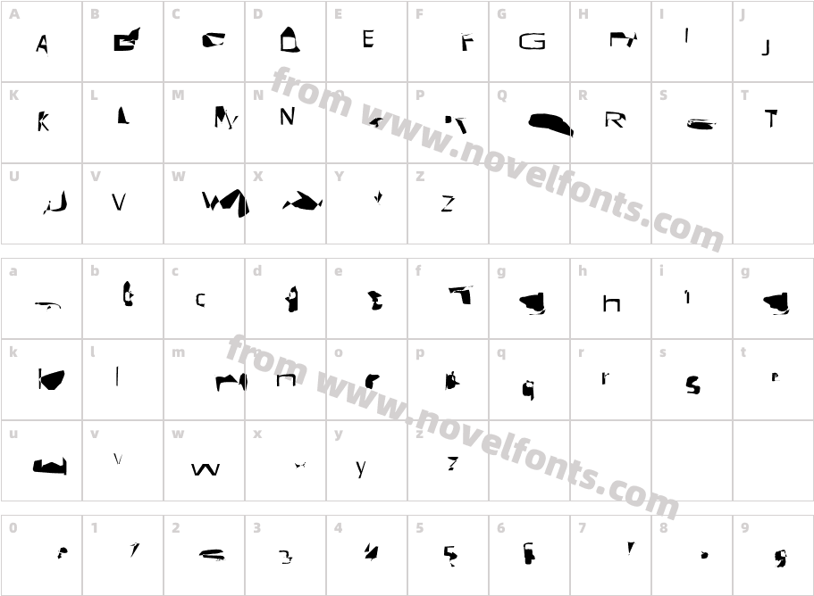 Pointer HyperExtendedCharacter Map