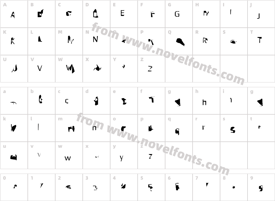 PointerCharacter Map