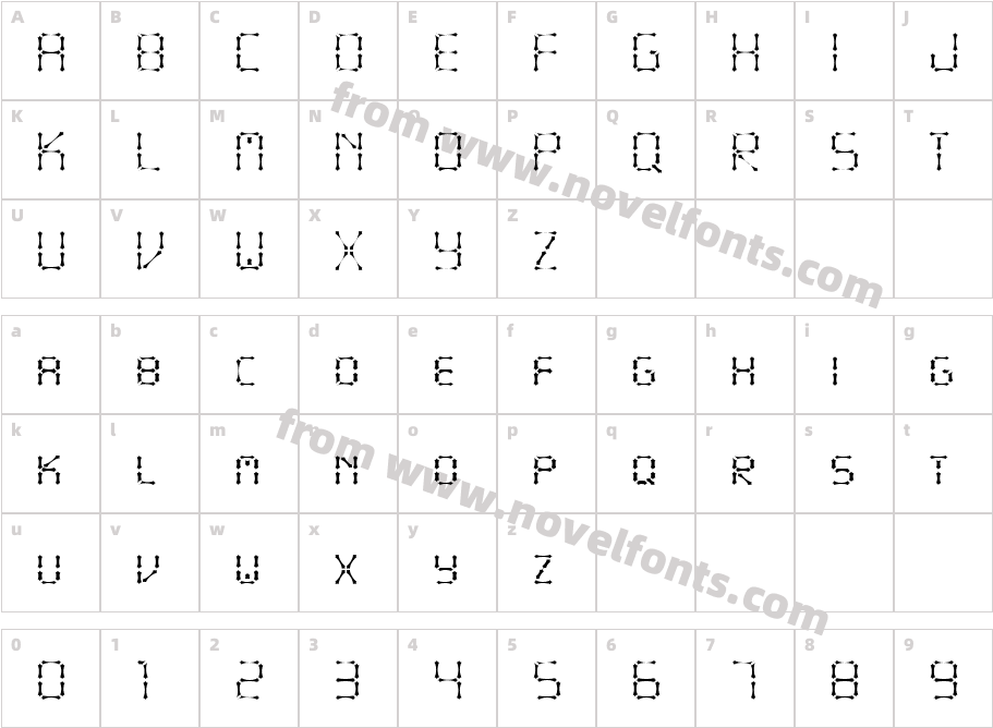 Pointy Iron FenceCharacter Map