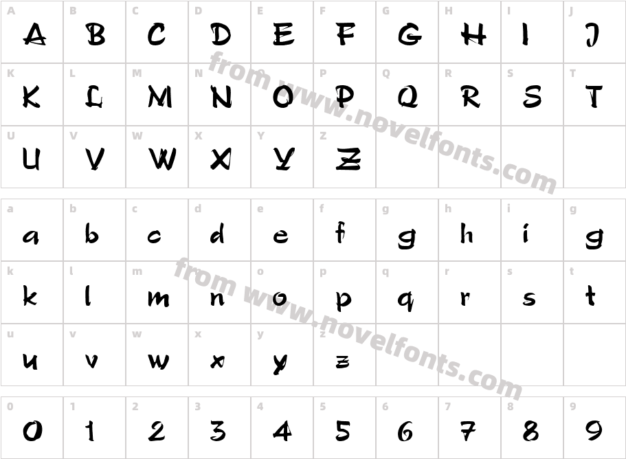 Polo-SemiscriptCharacter Map