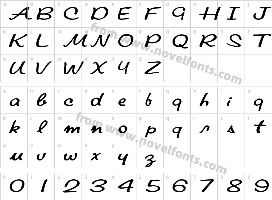 PompanoScriptSSKCharacter Map