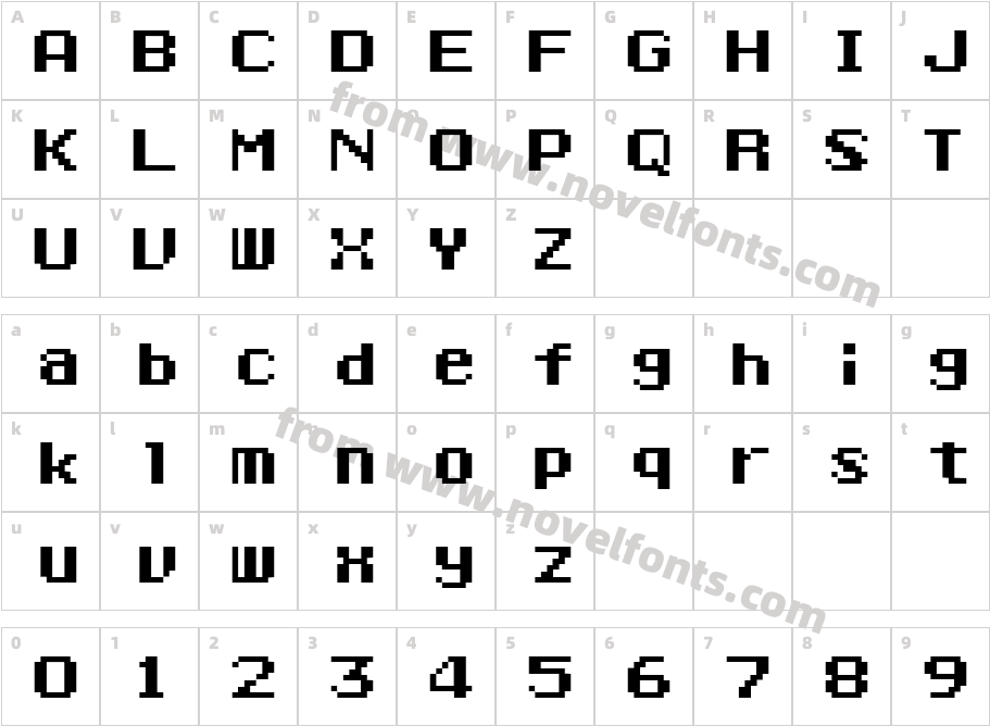 PonderosaCharacter Map