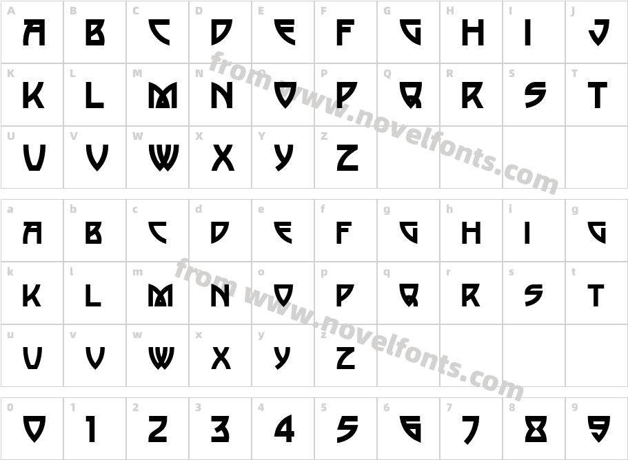 Postmodern OneCharacter Map