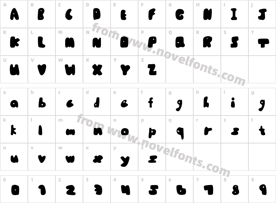 PourquoiCharacter Map