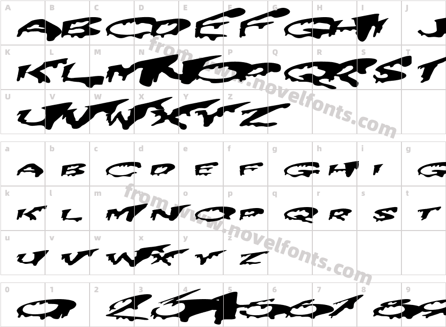 PreCryptCharacter Map