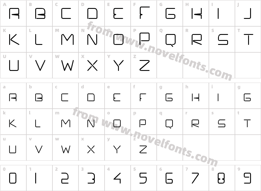 PrefelectriqueCharacter Map