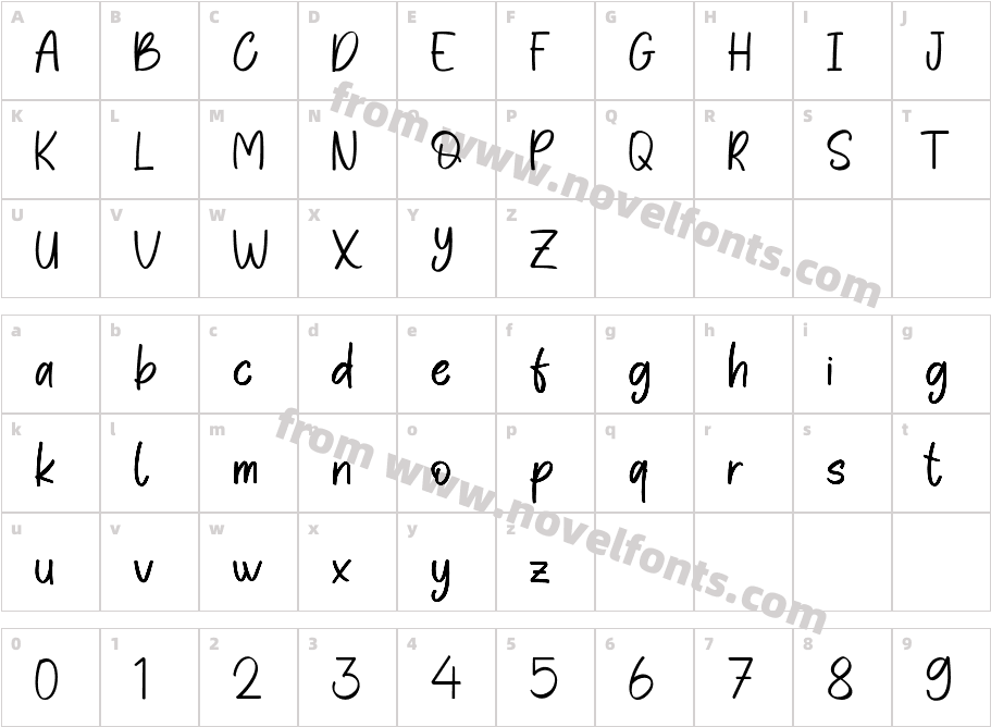 Pretty Sasa - Personal UseCharacter Map