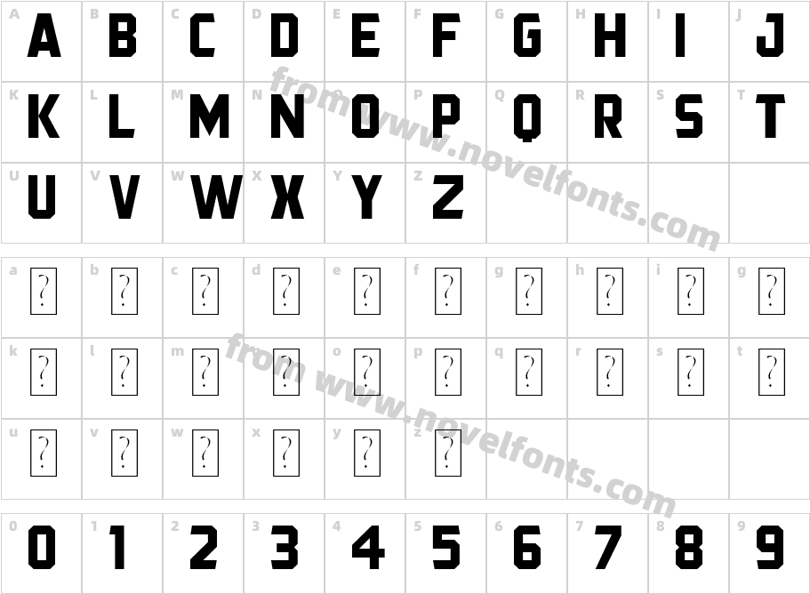 PrezidentCharacter Map