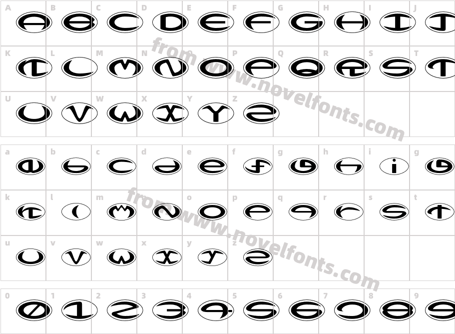 Dactylo-SemiBoldCharacter Map