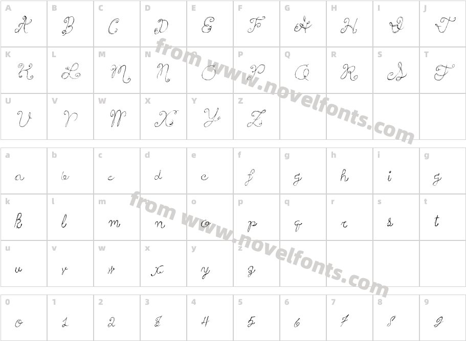 PrincessCakeCharacter Map