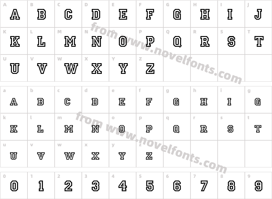 Princeton NormalCharacter Map