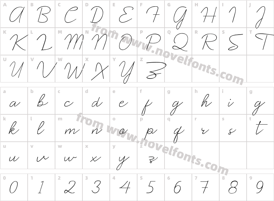 Prochok RegularCharacter Map